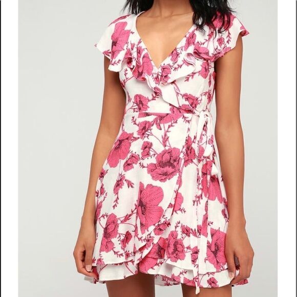 Free People Floral wrap dress - Picture 3 of 11